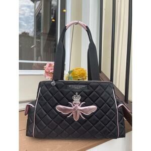 (Z) nwot Limited Edition New My Flat In London quilted DIAPER BAG (PU500